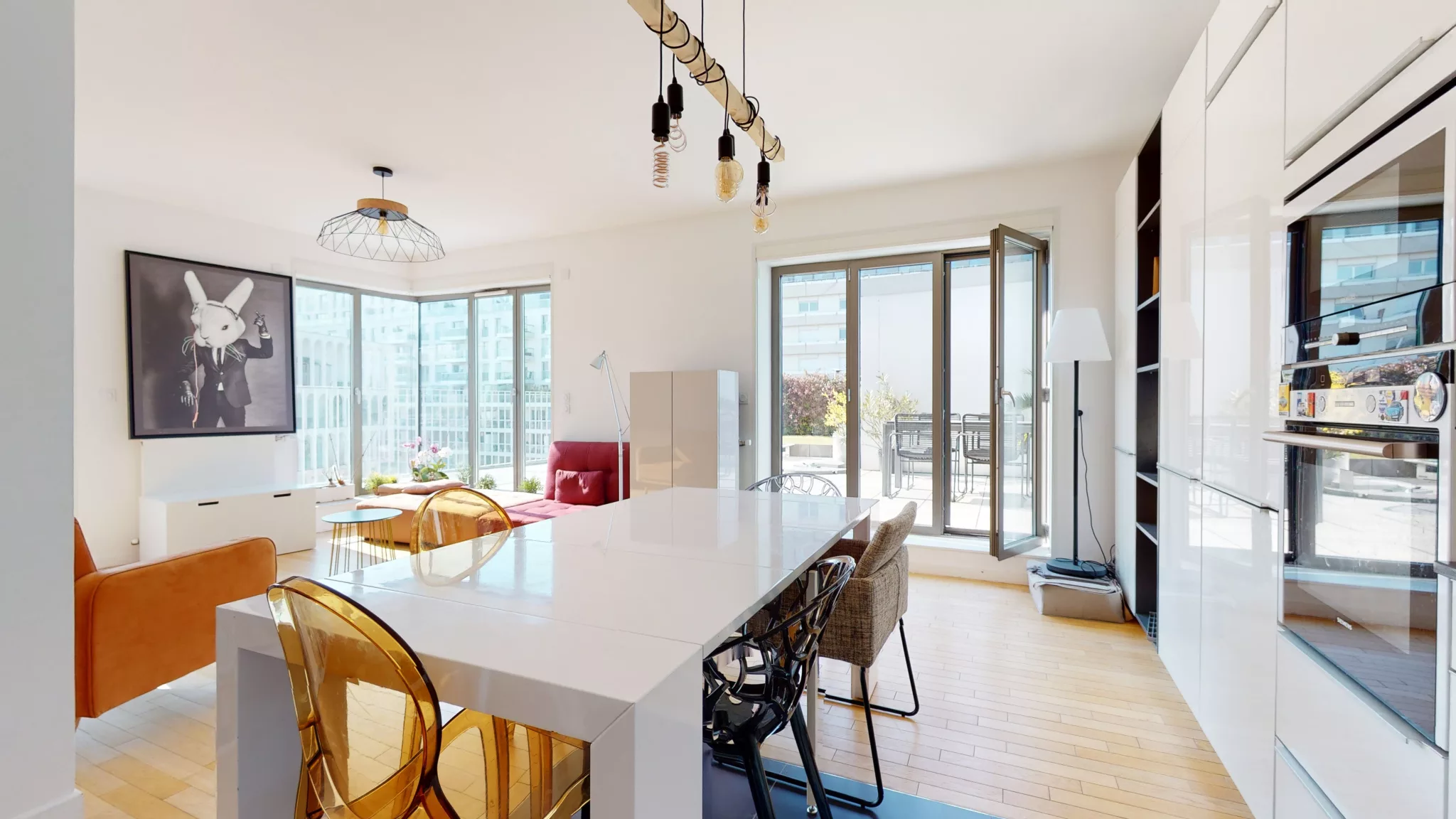 1268-a4e25d68 Appartement T5 de 104m2 + Parking + Terrasse à Boulogne-Billancourt