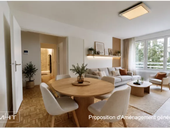 Appartement T2 de 54m2 + Parking + Cave à Sèvres